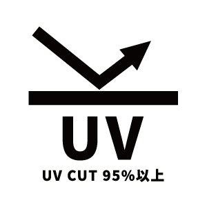 UVカット95％