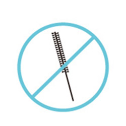 専用ブラシは不要のイラスト