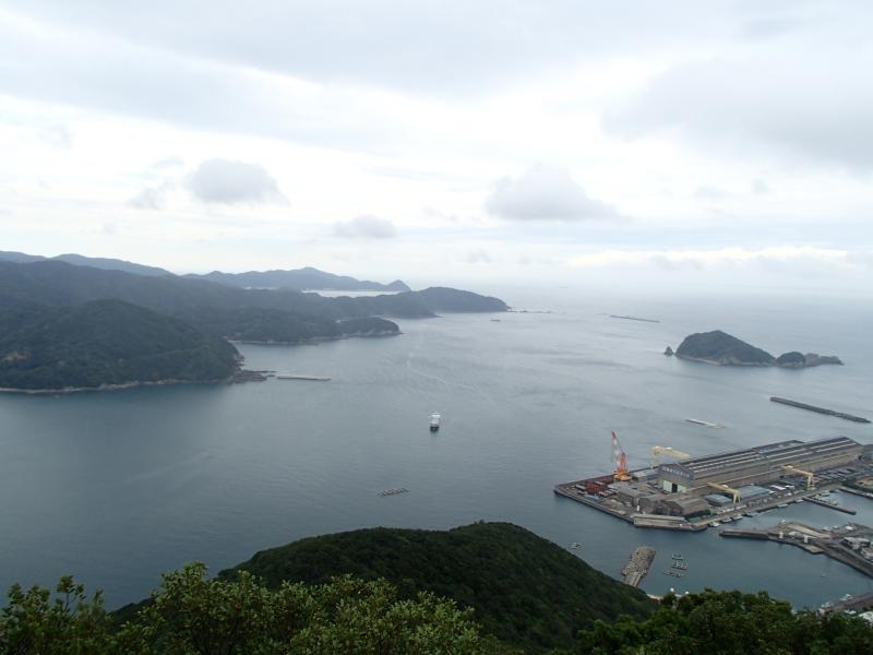 見晴台からの展望。綺麗に晴れていたらもっとよかったのになぁ～。