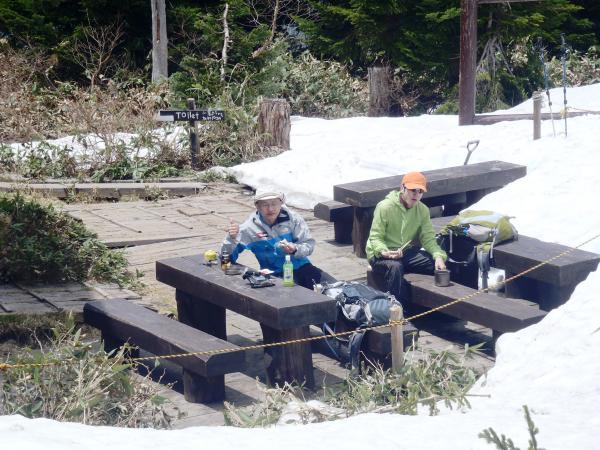 温かい汁ものが体に染みる　（私まだ到着してないんですけど・・・）