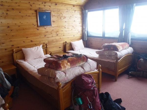 女子部屋。ペンションみたいで驚きました！！