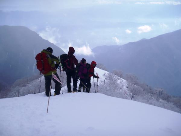 向こうの方は晴れてきています