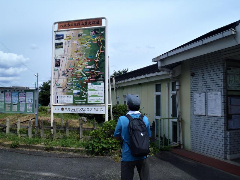 信貴山口駅よりスタート。