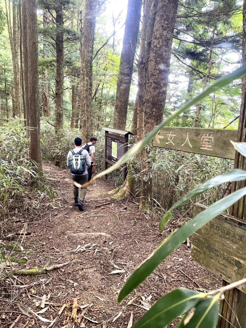 歩きやすいコースが続きます。