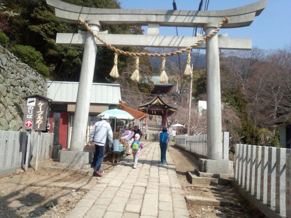 筑波神社から登山スタート