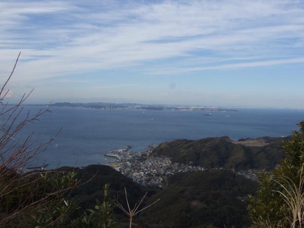 展望台から眺める東京湾。
