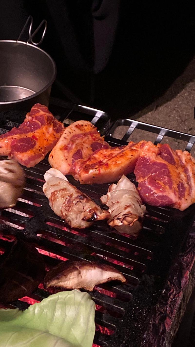 ちょっと漬け込んだ肉が美味い