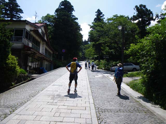 大山寺の参道