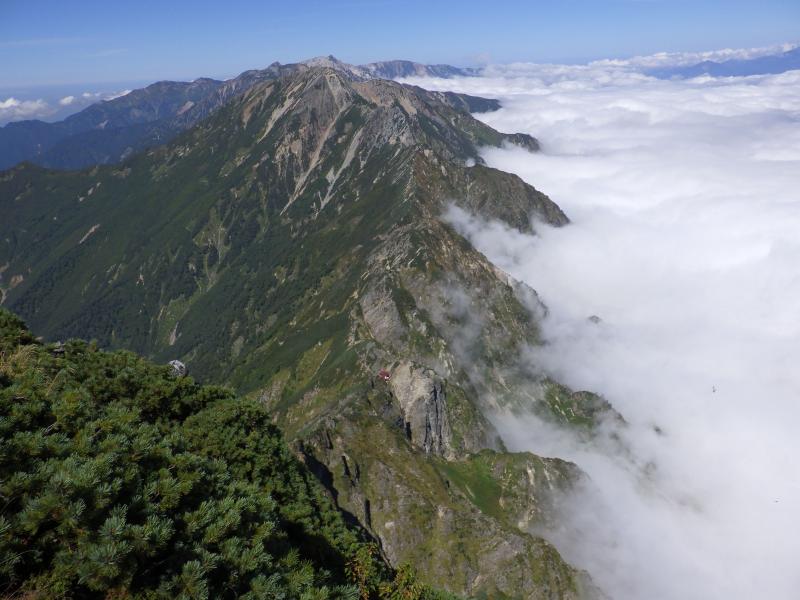 雲海と白馬方面の絶景
