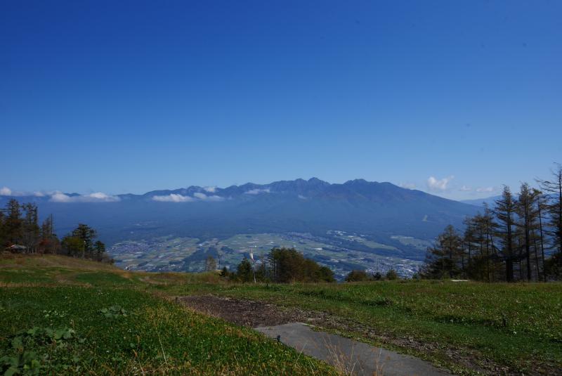 ゴンドラ山頂駅から眺める八ヶ岳連峰