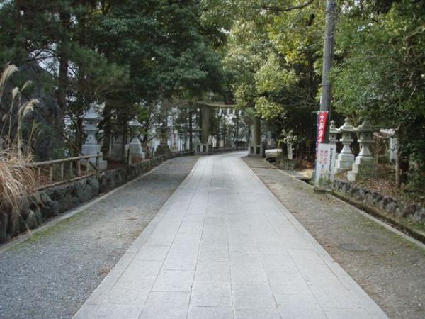 小倉神社の参道からスタート