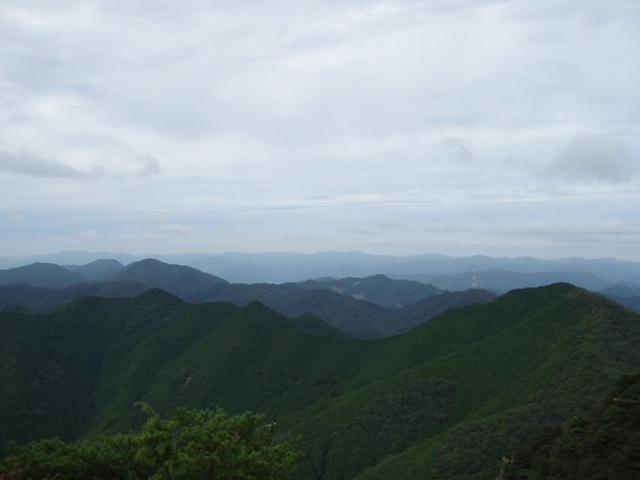 白髭岳からの眺め