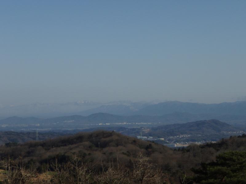 茶臼山から山添村方面を望む