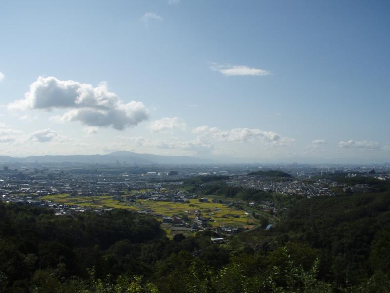 芥川山城からの眺め