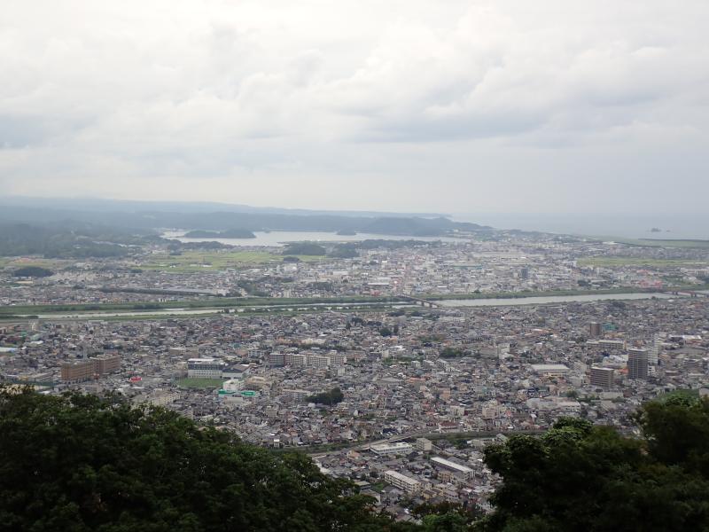 鳥取城本丸/久松山からの眺め