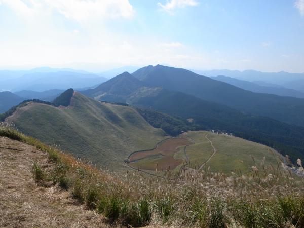 うえからみたお亀池。