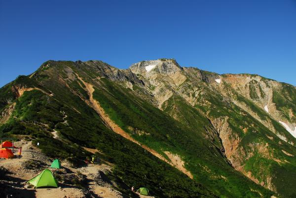 男前な五竜岳。