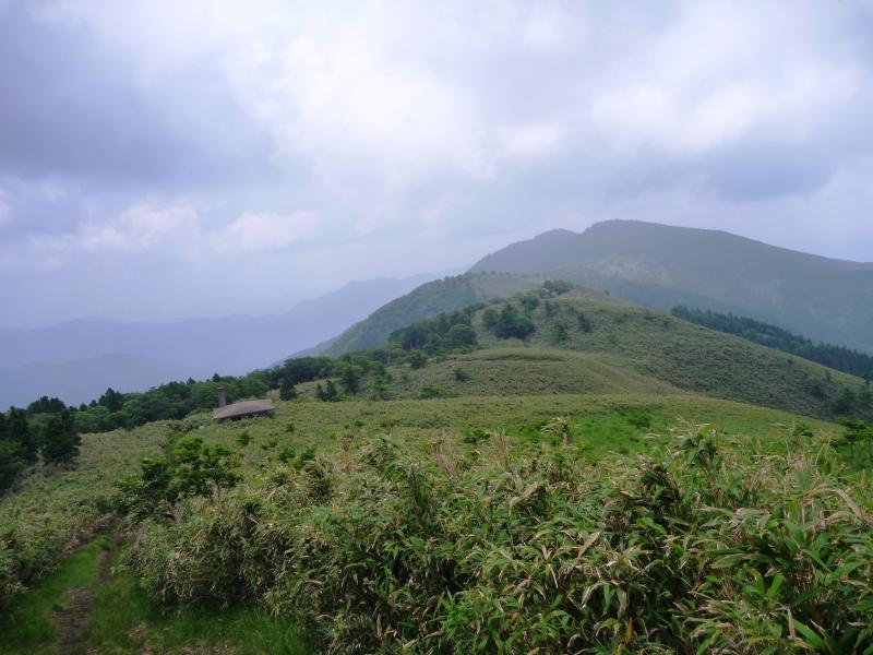 後山への稜線