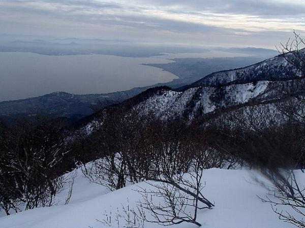 堂満岳からは琵琶湖が良く見えます