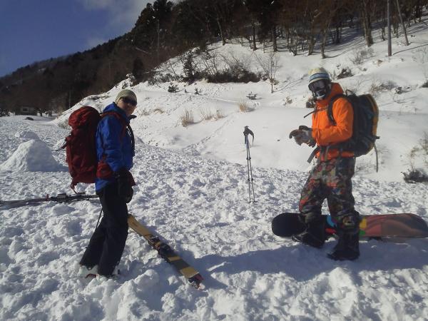 準備も整い出発です