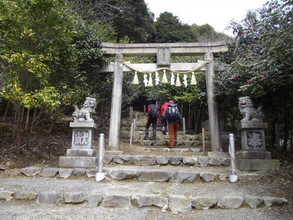 北尾根登山口。