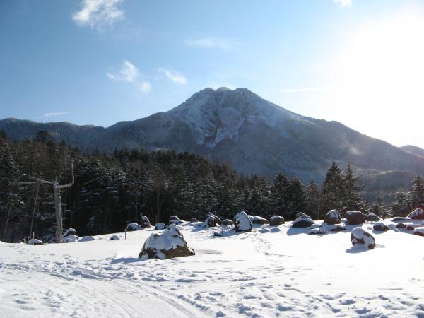 ロープウェイ頂上駅から見た白根山