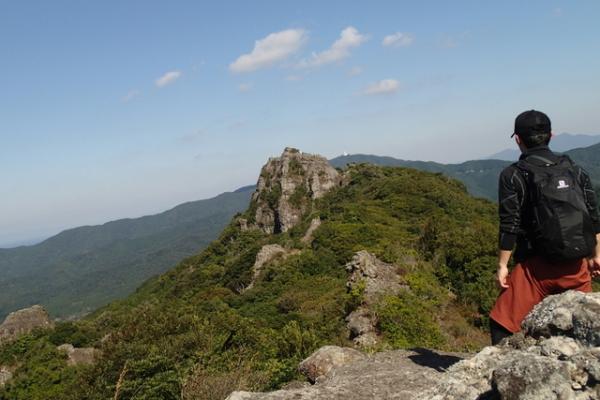 鹿児島屈指の岩山へ