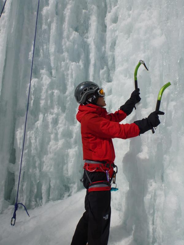 バイルを刺す練習。