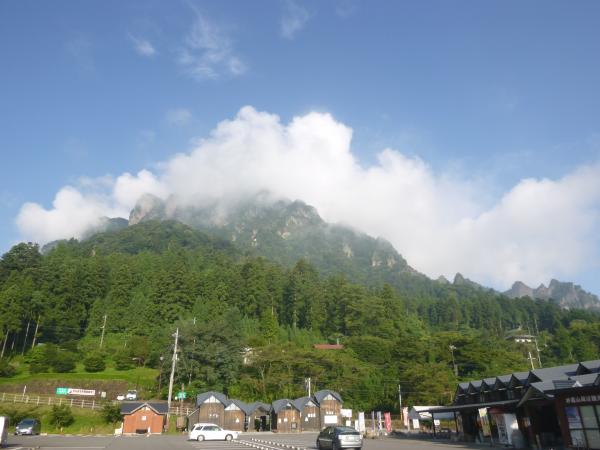 道の駅みょうぎから眺める妙義山