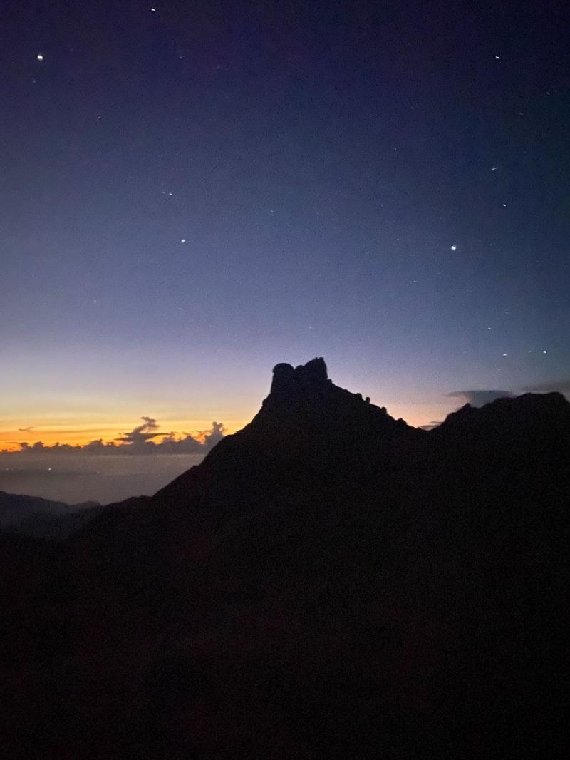 翁岳のかわいいシルエット。
