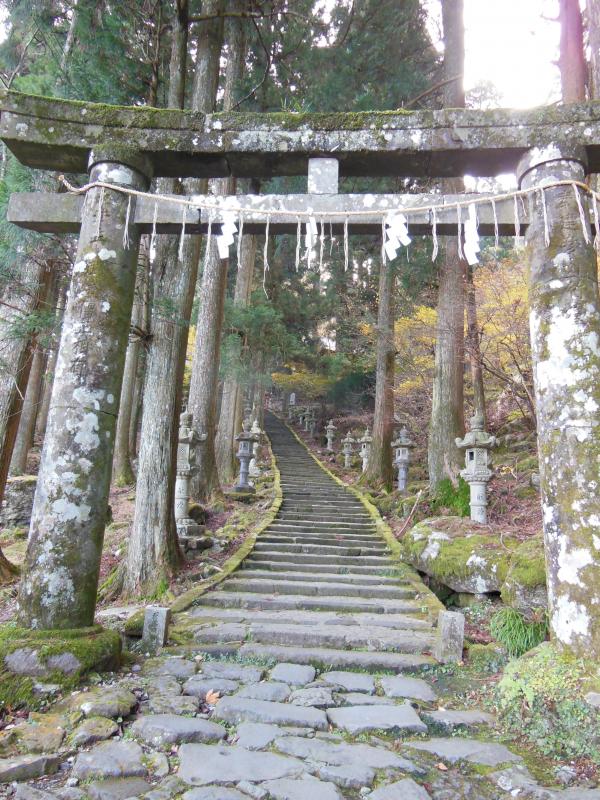 英彦山高住神社から出発します