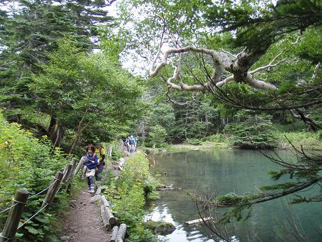 日光白根山（弥陀ヶ池にて）
