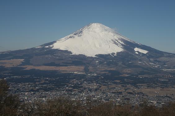 富士山のよく見える金時山へ