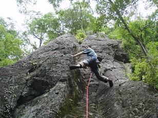 幕岩をエンジョイ