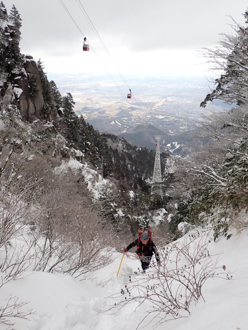 御在所岳　本谷ルートへ