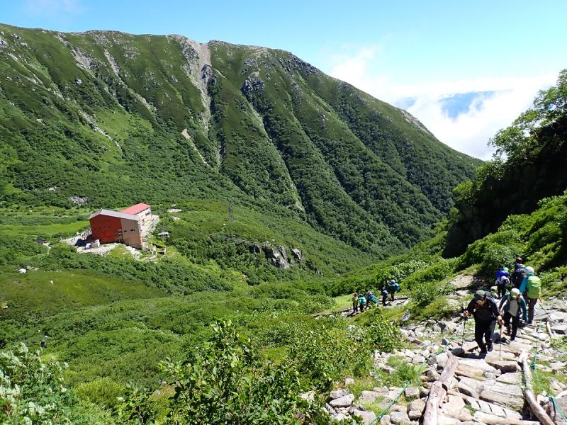 避暑に最高、中央アルプス木曽駒ケ岳 避暑に最高、中央アルプス木曽駒ケ岳