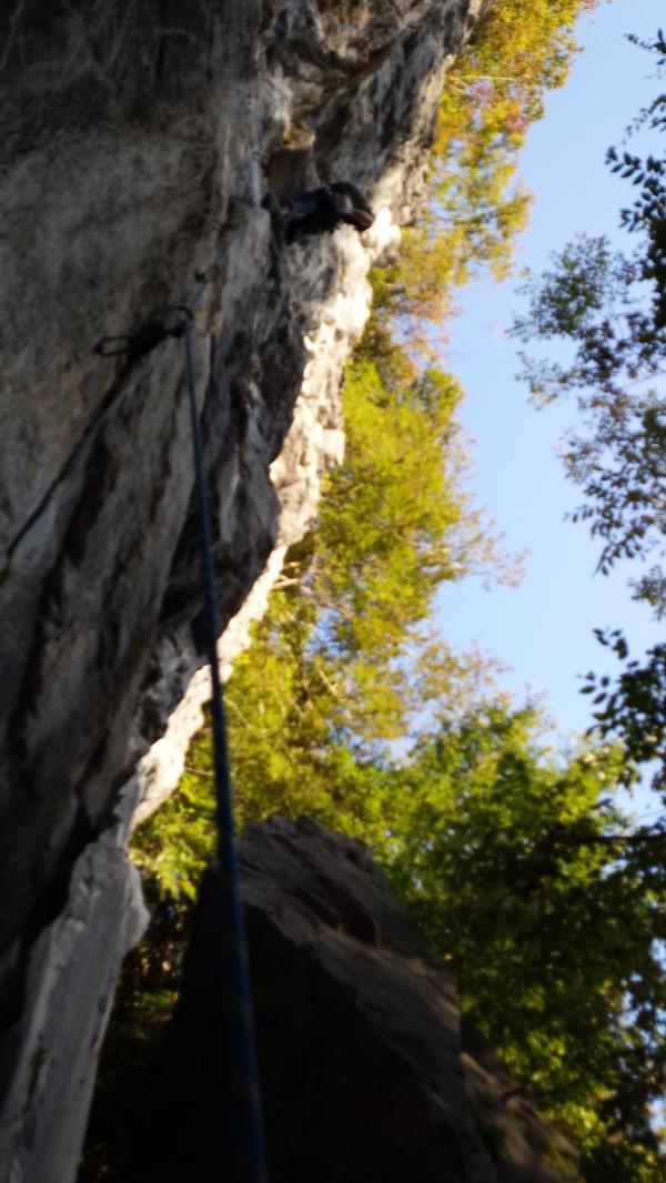 カウントダウン①ビレイ地点