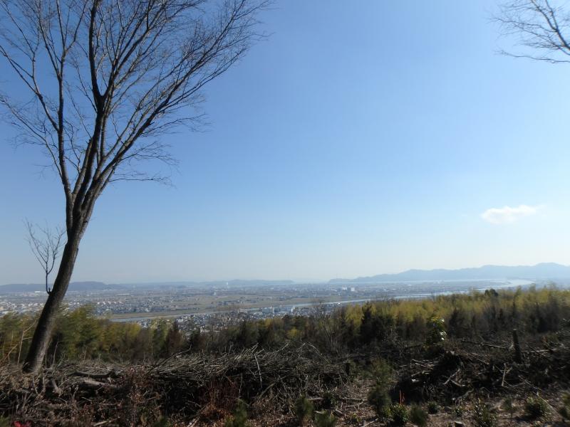 岡山のいろいろな方向の景色を楽しめます