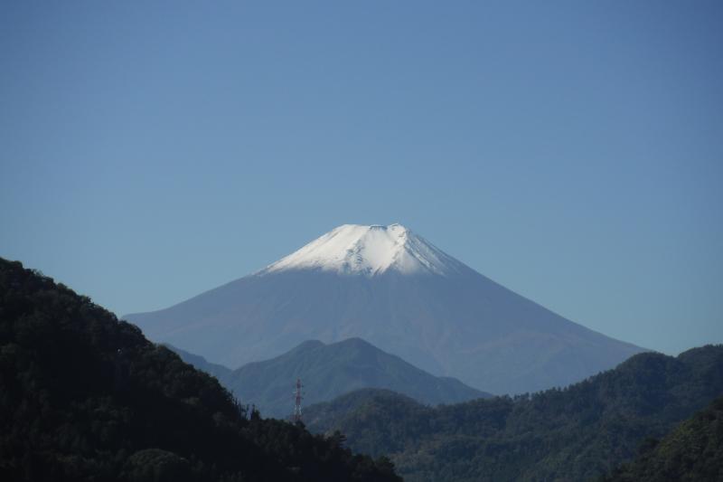 ぺたーっとした富士山