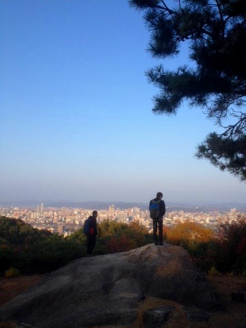 岡山市街の眺望が綺麗です。