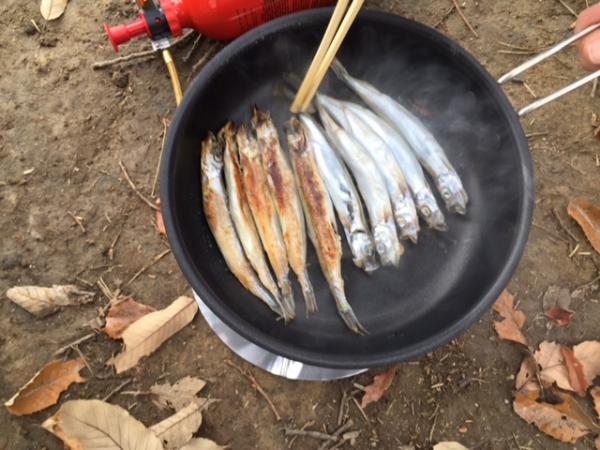 焼きししゃも。