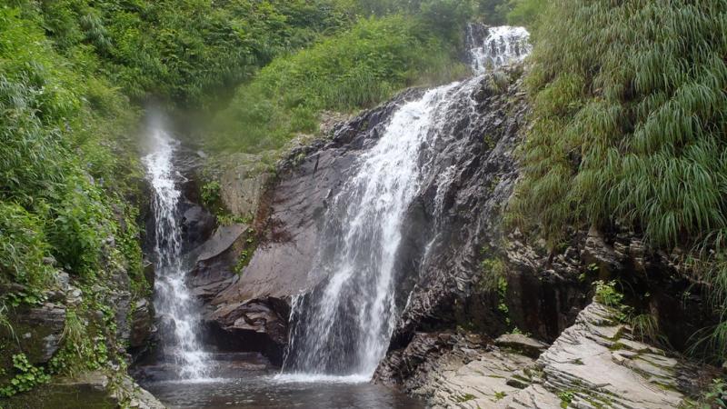 640ｍからの連瀑はなかなか見事でした