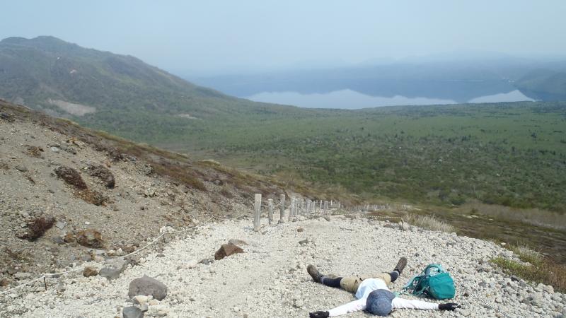 良い景色に大の字！