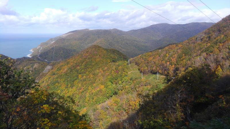 濃昼峠から濃昼へ、一気に下る！