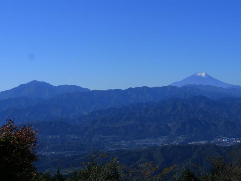 陣馬山からの富士山。