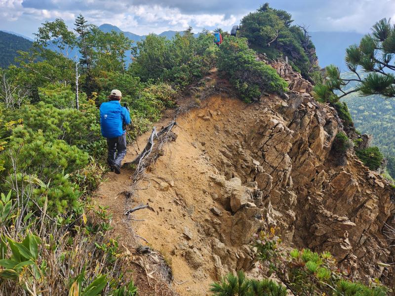 ここも嫌らしい。落ちたらあかんとこ。