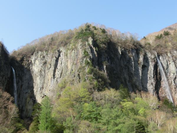 米子大瀑布　紅葉の名所でも有名