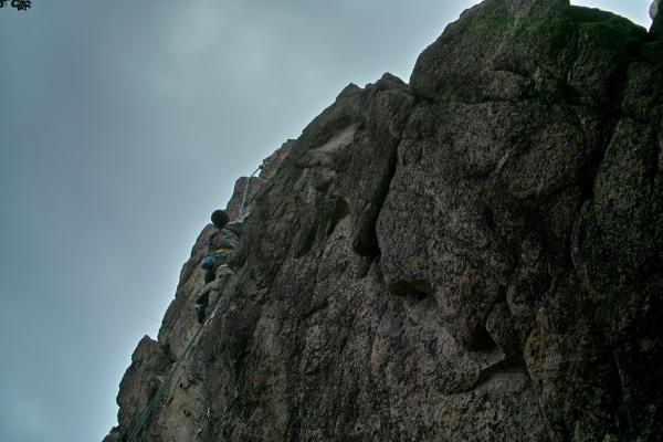 Gold Finger 12a　ボルダーライクな課題。