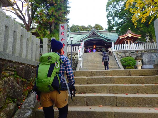 筑波山神社からスタート