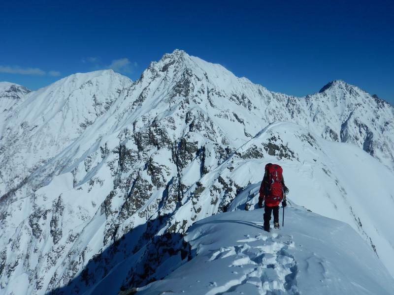 西穂から本番！